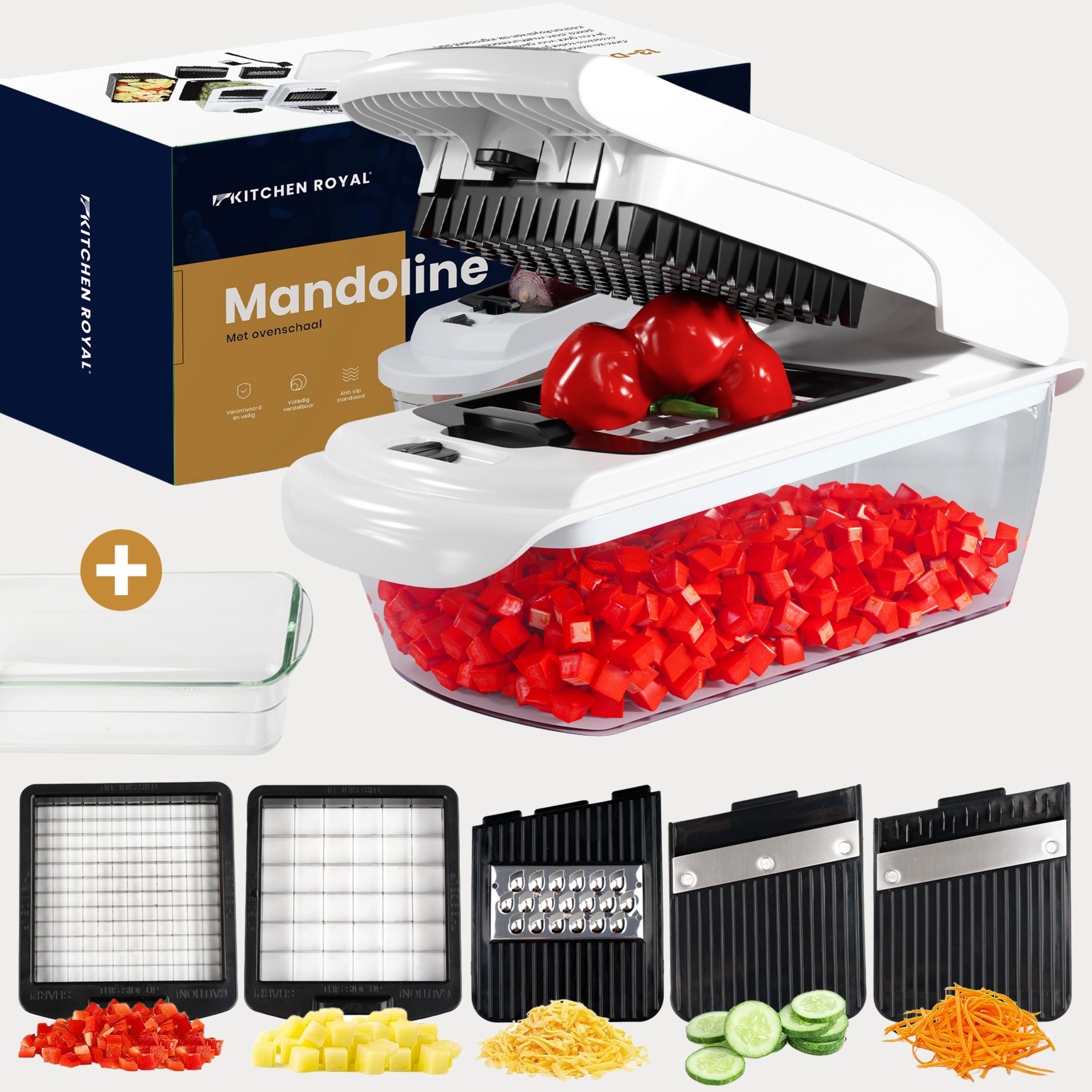 Groentesnijder & mandoline - pro (restock 18 augustus)