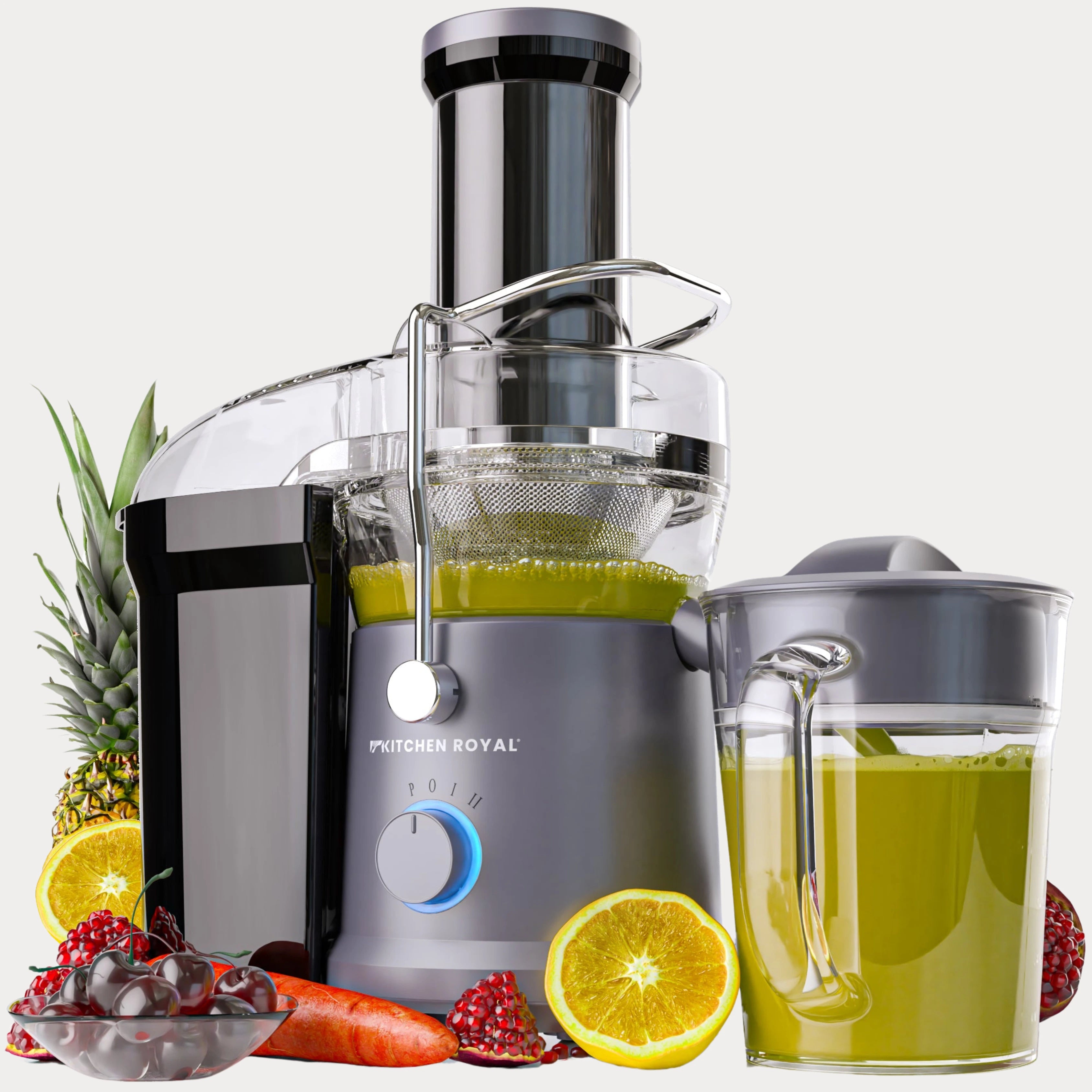Sapcentrifuge - juicer met 3 gratis saprecepten